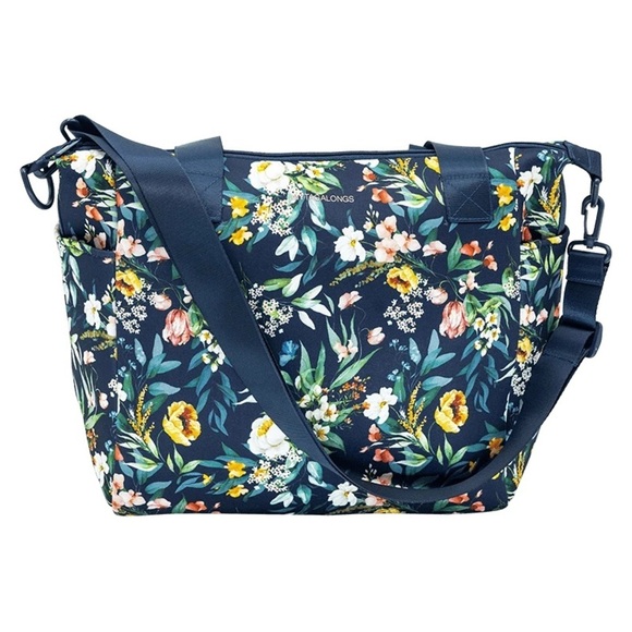 NEW Mytagalongs Floral Blue Tote Bag - Picture 3 of 8